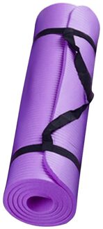Yoga Matten Kleine 15 Mm Dik En Duurzaam Yoga Mat Antislip Tapijt Mat Voor Beginner Milieu Fitness Gymnastiek Matten workout3 paars