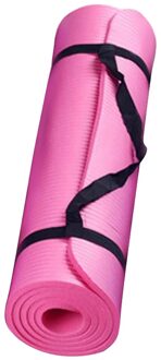 Yoga Matten Kleine 15 Mm Dik En Duurzaam Yoga Mat Antislip Tapijt Mat Voor Beginner Milieu Fitness Gymnastiek Matten workout3 rood