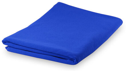Yoga of fitness microvezel handdoek - blauw - 150 x 75 cm - ultra absorberend - super zacht