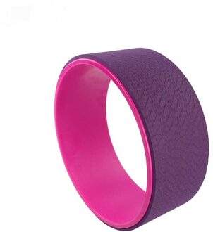 Yoga Pilates Cirkel Tpe Yoga Fitness Roller Wiel Terug Training Tool Afslanken Magic Taille Vorm Pilates Ring Paars