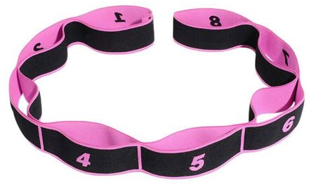 Yoga Pull Riem Riem Resistance Bands Latex Elastische Stretching Gymnastiek Training Pilates Fitness Oefening Resistance Bands roze