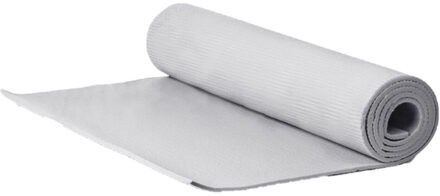 Yogamat/fitness mat grijs 173 x 60 x 0.6 cm