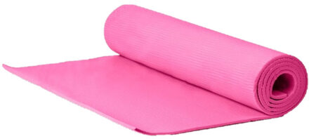 Yogamat/fitness mat roze 173 x 60 x 0.6 cm