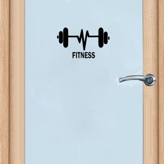 Yoja 25*14.6Cm Gewichtheffen Halters Fitness Gym Sport Muursticker Decal Slaapkamer Deur Decor D1-0309