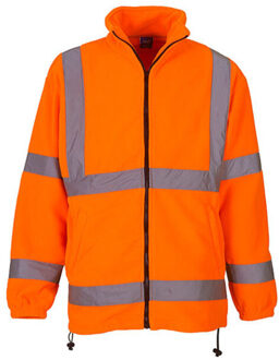 Yoko Heren hi-vis fleecejack Oranje - XXL / XXXL