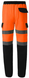 Yoko Heren hi-vis sweatbroek Oranje - M