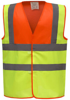 Yoko Heren high-vis veiligheidsvest - maat S Oranje