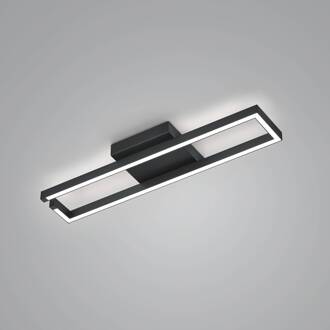 Yoko plafondlamp, omhoog/omlaag, 70x13,5 cm, zwart