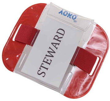 Yoko Reflecterende id armband - maat One size Rood