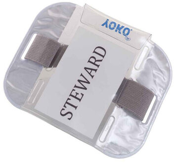 Yoko Reflecterende id armband - maat One size Zilver