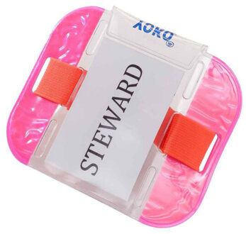 Yoko Reflecterende id armband Roze - One size
