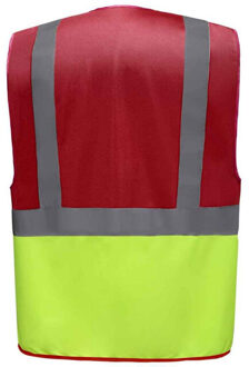 Yoko Unisex executive gerecycled hi-vis vest voor volwassenen Geel - S