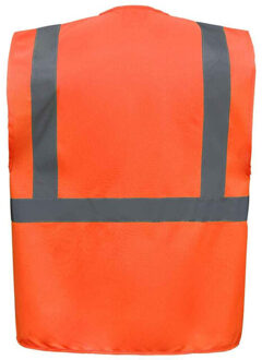 Yoko Unisex executive gerecycled hi-vis vest voor volwassenen - maat XL Oranje