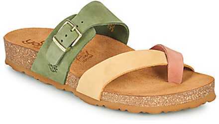 Yokono Sandalen met sleehak YOKONO JERBA" Groen - 36,37,38,39,40,41
