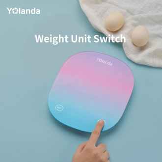 Yolanda Smart Kitchen Scale 5kg Household Kitchen Scale APP Food Scales Diet Scales Measuring Tool LED Weighing Scale Only Korea