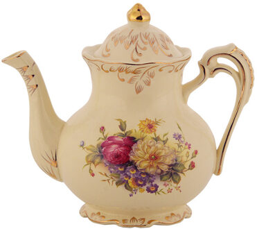 Yolife Chinese Keramische thee pot Set Mooie Porselein grote capaciteit theepot voor Huwelijkscadeau bloem thee pot