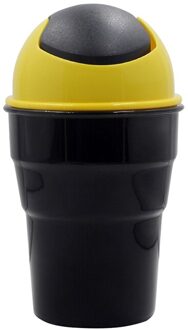 Yolu 4 Kleur Auto Prullenbak Vuilnisbak Auto Trash Dust Geval Houder Bin Doos Auto-Styling Automobiles Prullenbak organizer Vuilnis Houder geel