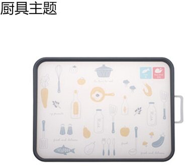 Yomdid Dubbelzijdig Gebruik Snijplank Food Grade Pp Hakblok Schoon Voedsel Fruit Snijplank Keuken Non-slip Duurzaam