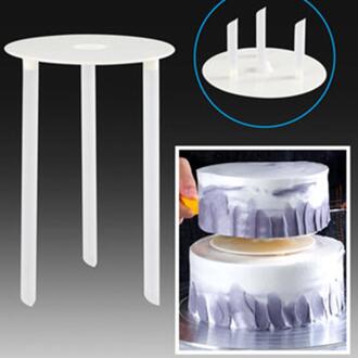 Yomdid Multi-layer Cake Ondersteuning Frame Praktische Cake Stands Ronde Dessert Ondersteuning Spacer Stapelen Beugel Keuken Diy Cake Tool 8duim
