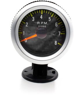 YOMI 52mm Psi Turbo Boost Gauge Meter Met Sensor Machines Psi Carbon Fiber Gezicht Turbo Boost Meter Tachometer Rpm Gauge