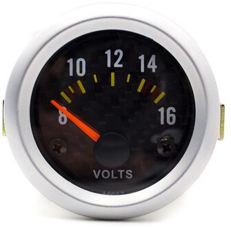 YOMI 52mm Psi Turbo Boost Gauge Meter Met Sensor Machines Psi Carbon Fiber Gezicht Turbo Boost Meter Voltmeter
