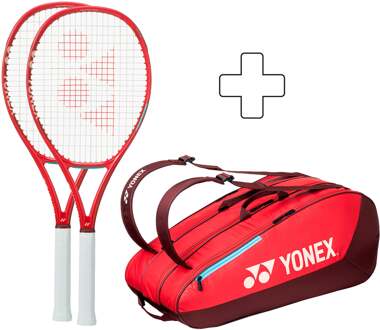 Yonex 2x VCORE 100 (2026) Plus rackettas rood - 3