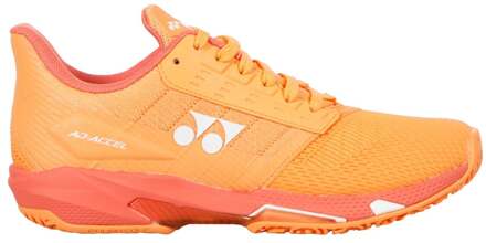 Yonex Ad Accel Cly Tennisschoenen Dames-oranje, wit - 38