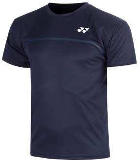 Yonex CREW NECK T-shirt Heren-donkerblauw - L