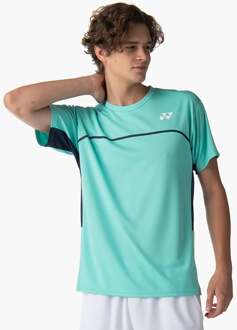 Yonex Crew Neck T-shirt Heren mint - XXL
