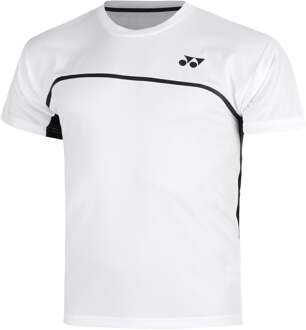 Yonex Crew Neck T-shirt Heren wit - M