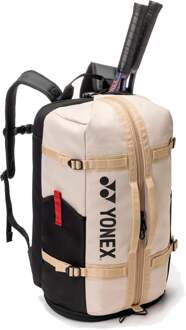 Yonex Gearlogic Backpack Rugzak -beige, zwart - nosize