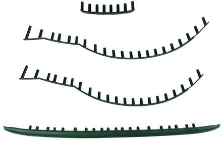 Yonex Percept 100/100L/GAME Olive Green Set snaarbeschermers zwart - nosize