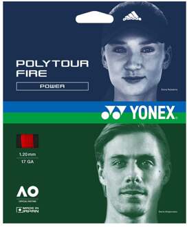 Yonex Poly Tour Fire Set snaren 12m rood - 1.25