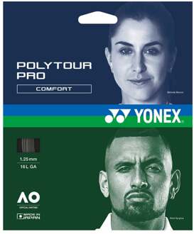 Yonex Poly Tour Pro  Set snaren 12m zwart - 1.25