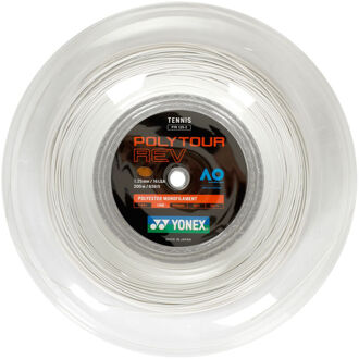 Yonex Poly Tour Rev Rol Snaren 200m-Wit - 1.25,1.30