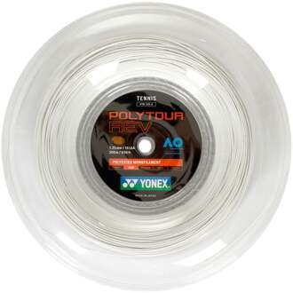 Yonex Poly Tour Rev Rol Snaren 200m-Wit - 1.30