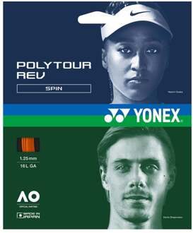 Yonex Poly Tour Rev Set Snaren 12m oranje - 1.20,1.25,1.30