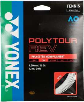 Yonex Poly Tour Rev Set Snaren 12m-Wit - 1.20,1.25,1.30