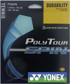 Yonex Poly Tour Spin  Set snaren 12m blauw - 1.20,1.25