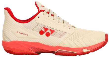 Yonex Power Cushion Ad-Accel Tennisschoenen Dames-Beige,Pink - 39,41