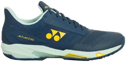 Yonex Power Cushion Ad-Accel Tennisschoenen Heren-Donkerblauw,Turkoois - 43