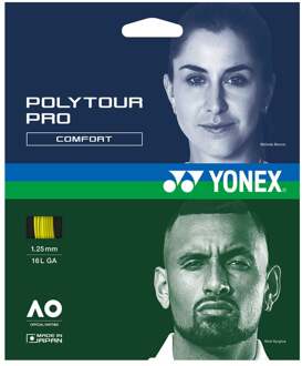 Yonex Pro Poly Tour Pro Set Snaren 12m-Geel - 1.20,1.25