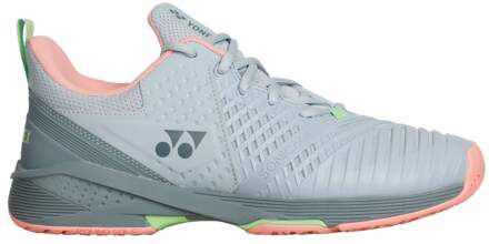 Yonex Sonicage 3 Padel Schoen Dames-Lichtblauw,Abrikoos - 38