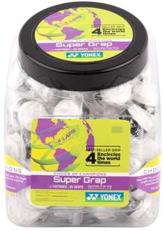 Yonex Super Grap Verpakking 60 stuks wit - nosize