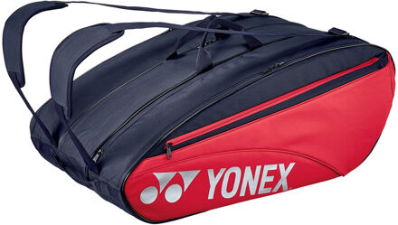 Yonex Team Racquet Bag Tennistas 12 stuks rood - nosize