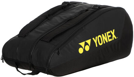 Yonex Team Racquet Bag Tennistas 12 Stuks-Zwart,Geel - nosize