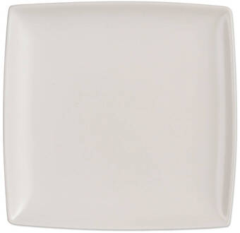 Yong Squito Dinerbord - 16 x 16 cm -  Plat - Wit