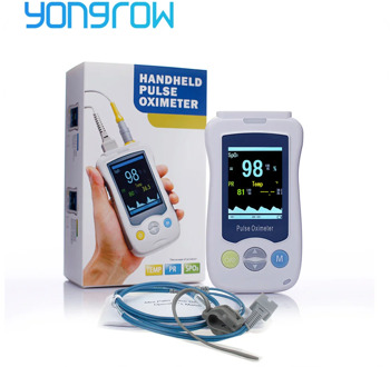 Yongrow Handheld Pulse Oximeter Medical Portable Handheld Pulse Oximeter For Adult Infant Newborn Neonatal Child Baby Kids