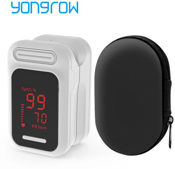 Yongrow Medical Fingertip Pulse Oximeter PR Oxygen Saturation Memter SPO2 PI Oximetro De Dedo Pulsioximetro Oxymeter