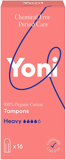 Yoni Biologisch Katoenen Tampons Heavy 16 stuks